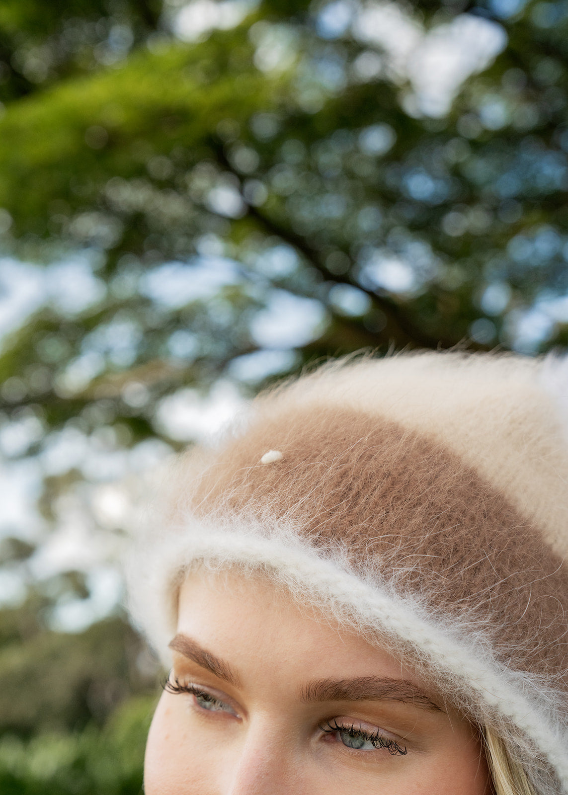 Deluxe 100% Angora Puki Hat w/ Pompom