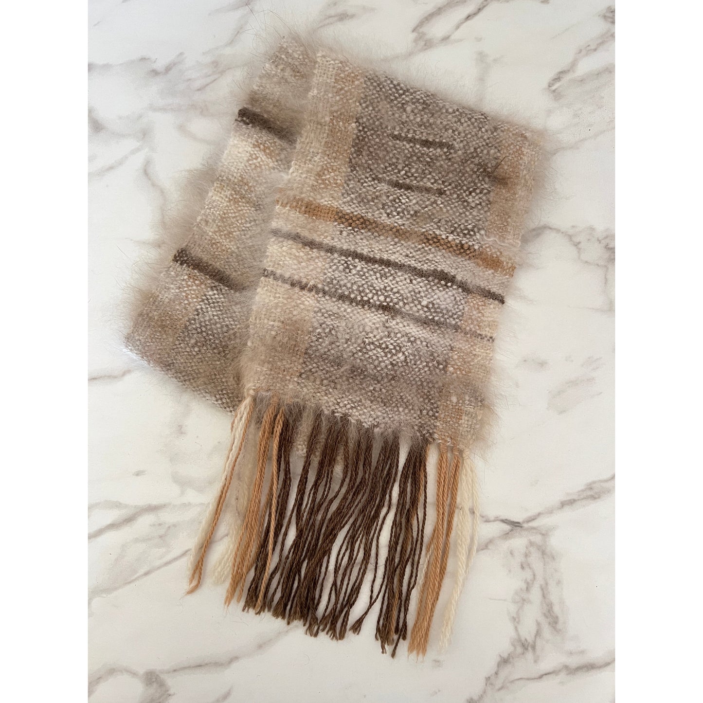 Angora and Alpaca Scarf