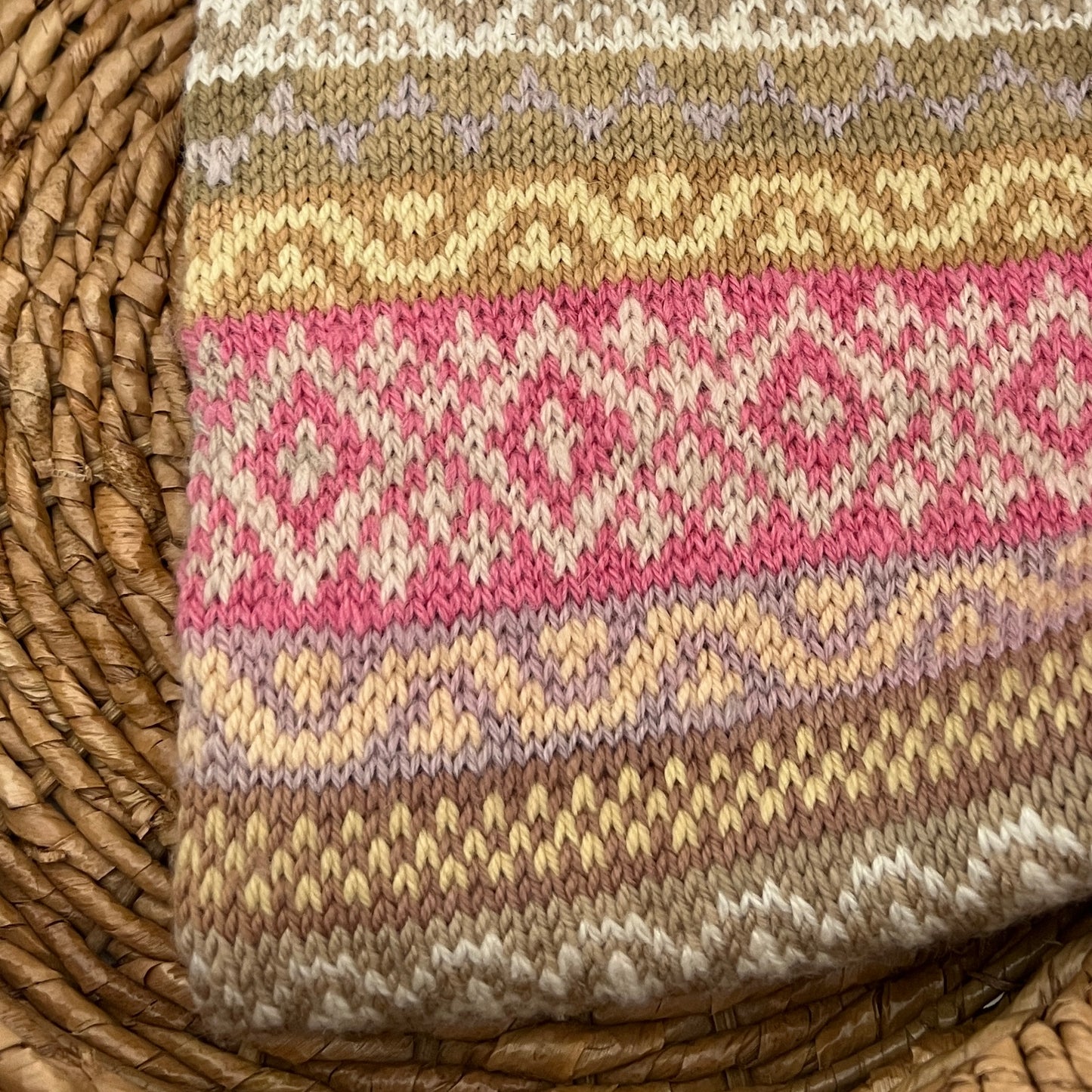 Hand-Dyed Romney Sheep Scarf