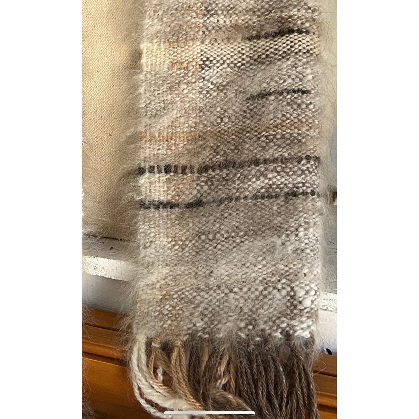 Angora and Alpaca Scarf