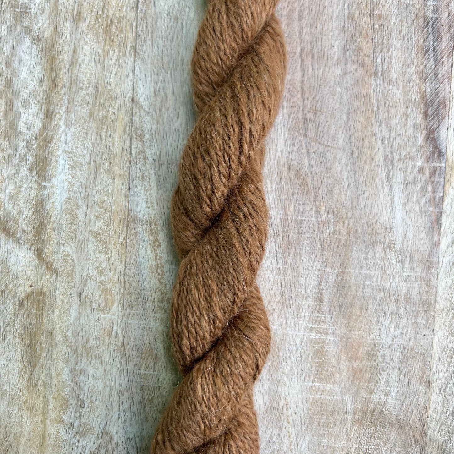 100% Suri Alpaca Yarn - Brown "Cedar"