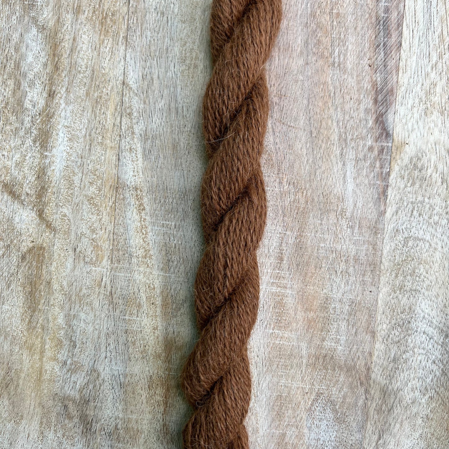 100% Suri Alpaca Yarn - Red Brown "Kula"