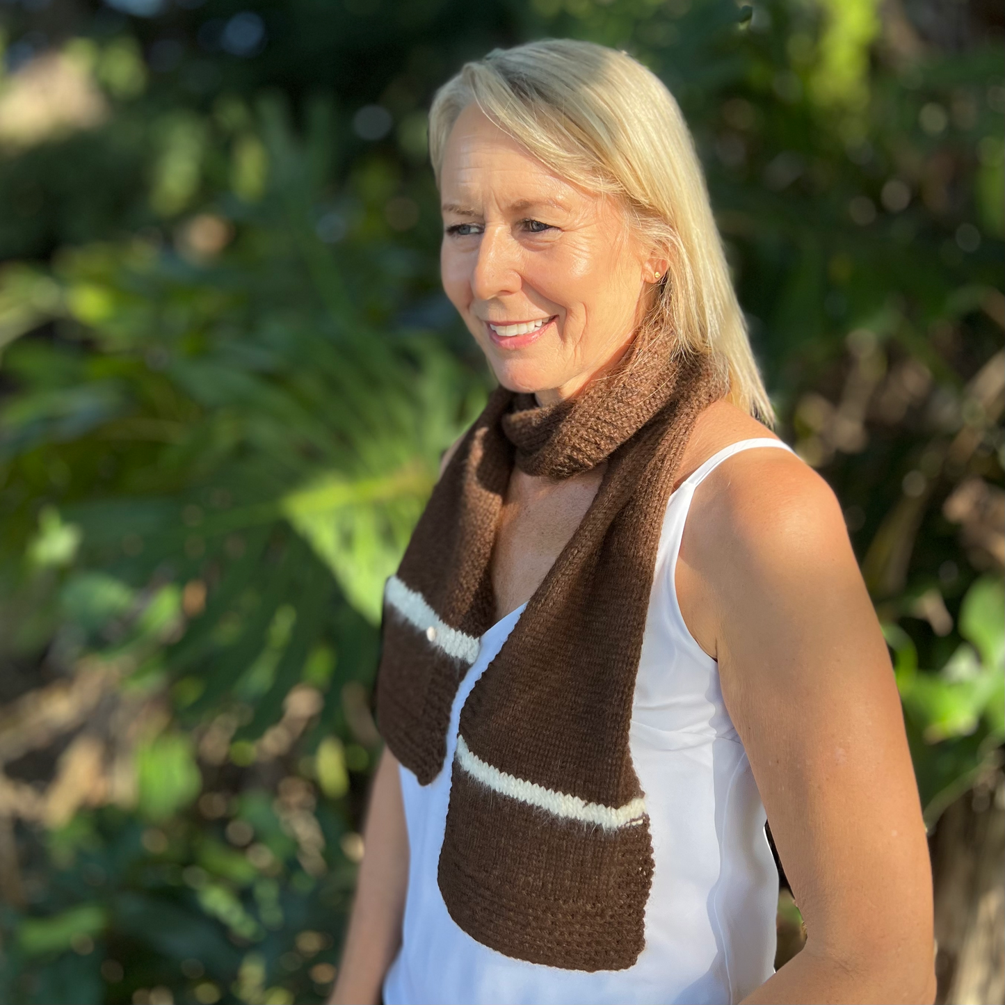 Puki Scarf "Cinnamon Girl" and "Snow White"