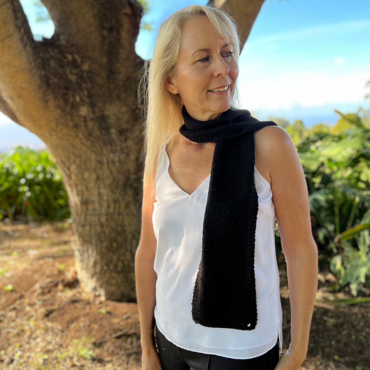Alpaca Puki Scarf "Angela"