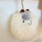 100% Alpaca Keychain