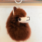 100% Alpaca Keychain