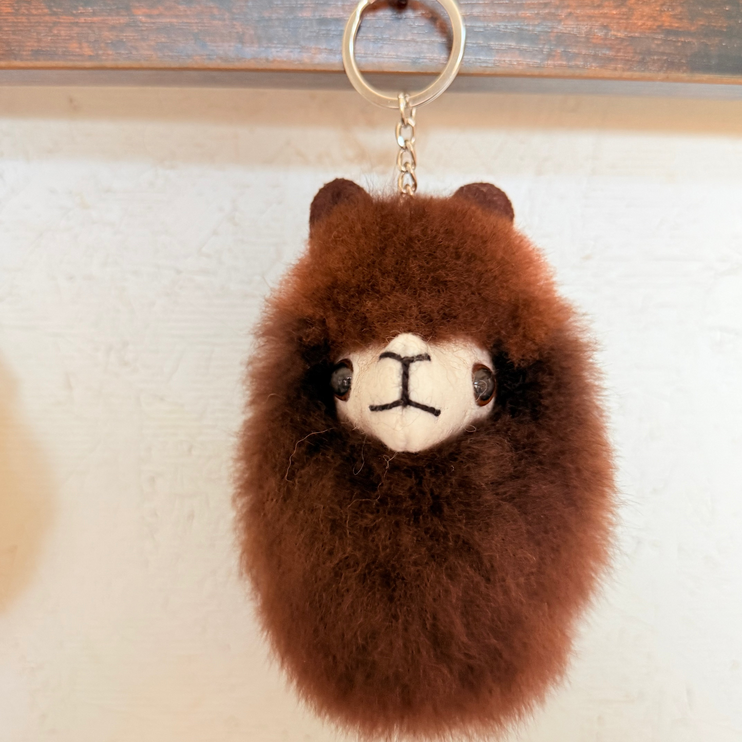 100% Alpaca Keychain