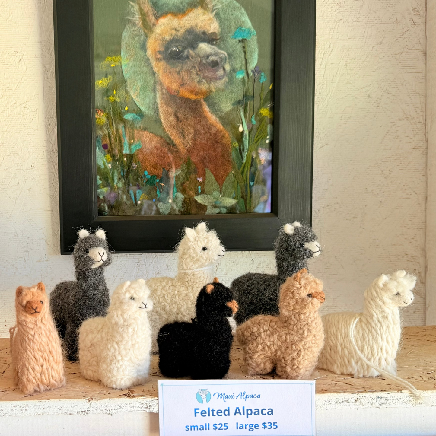 100% Felted Alpaca