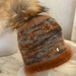 Deluxe Puki Hat "Autumn" Merino and Angora