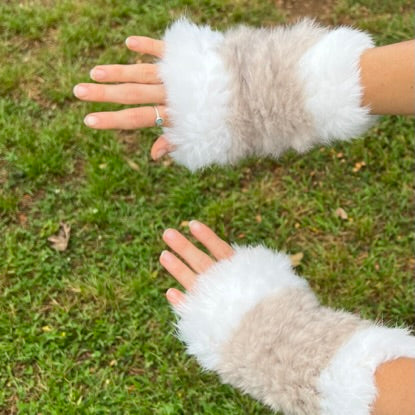 Angora Fingerless Gloves