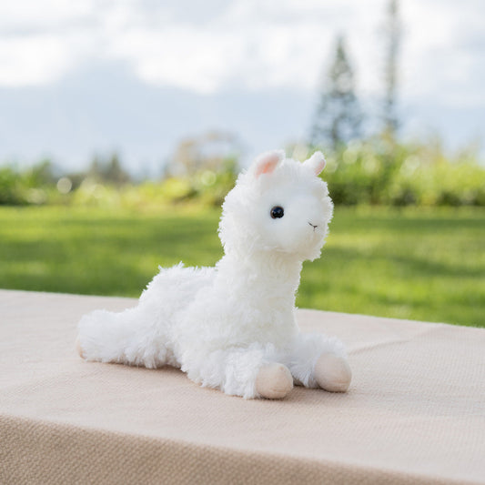 Small White Alpaca Plush