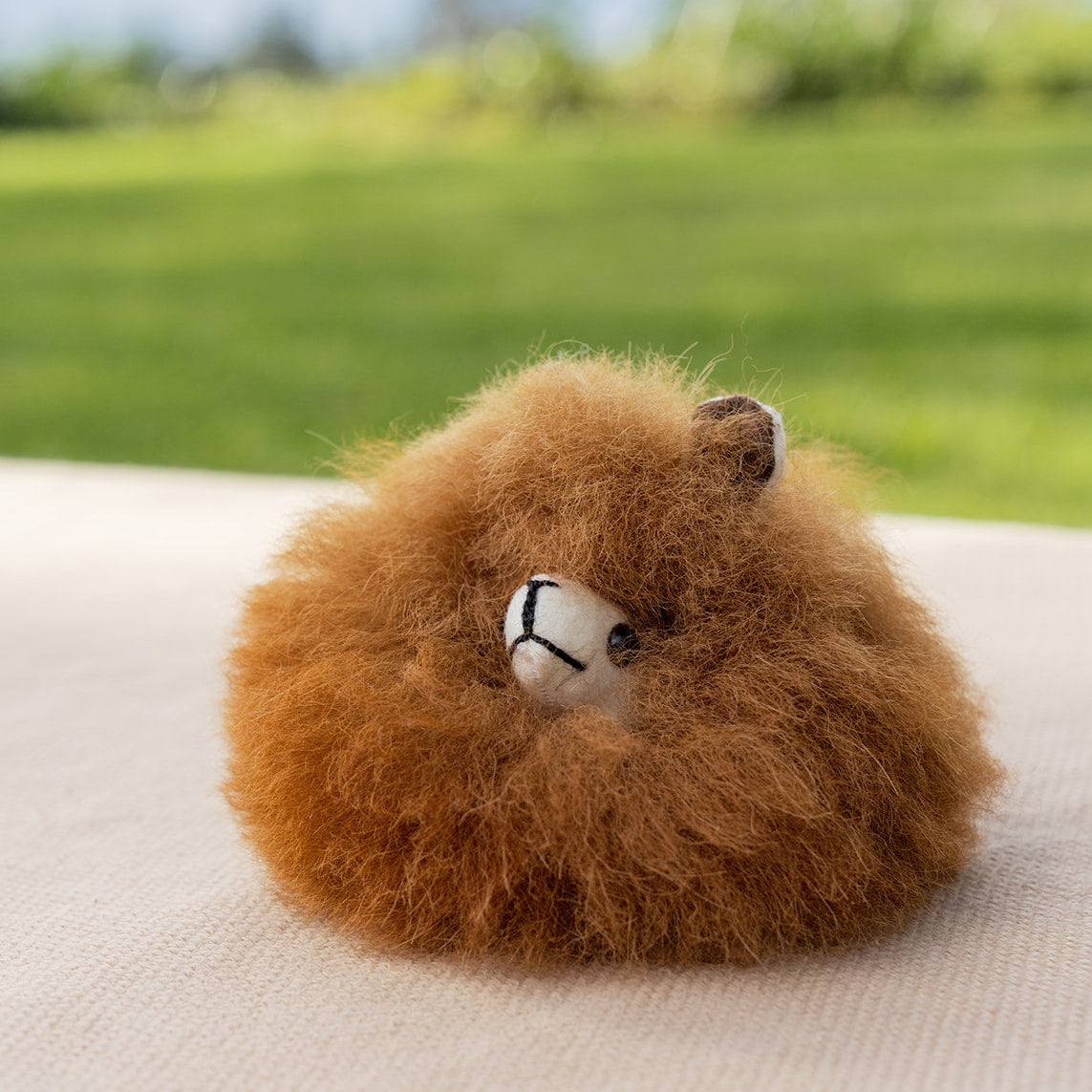 100% Alpaca Keychain