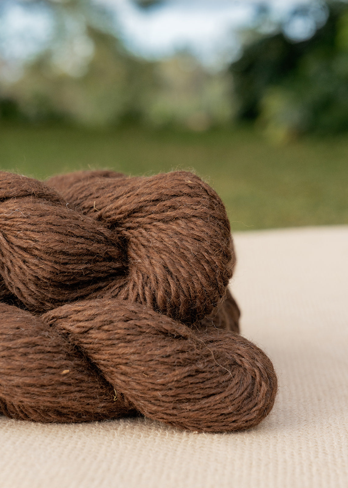 100% Maui Alpaca Yarn - Brown