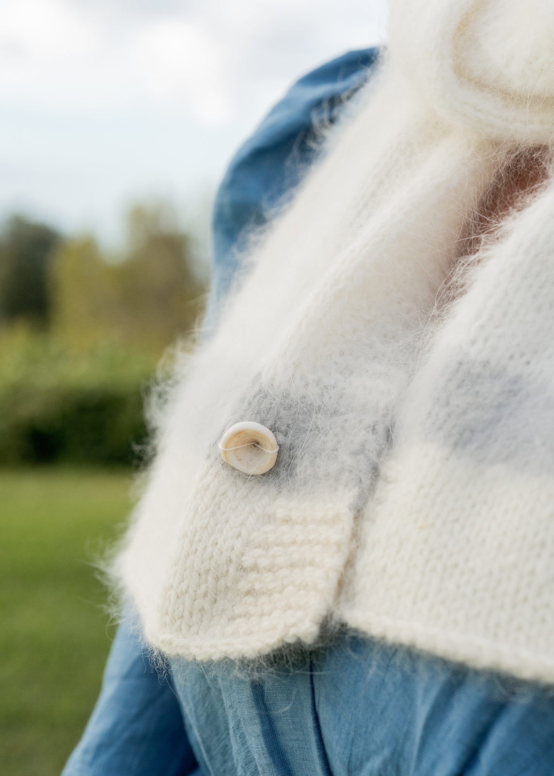 Deluxe 100% Angora Puki Scarf