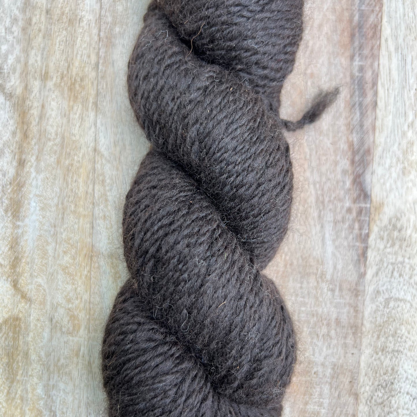 100% Huacaya Alpaca Yarn -Black "Decadence"