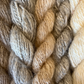 Hand Spun Angora Yarn - Chocolate Agouti